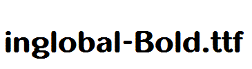 inglobal-Bold.ttf