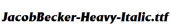 JacobBecker-Heavy-Italic.ttf