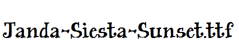 Janda-Siesta-Sunset.ttf