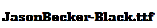 JasonBecker-Black.ttf