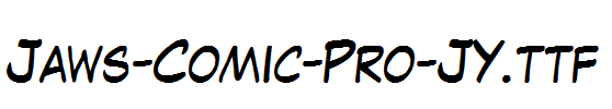 Jaws-Comic-Pro-JY.ttf
