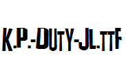 K.P.-Duty-JL.ttf