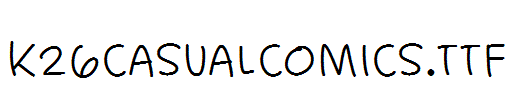 K26CasualComics.ttf