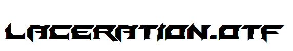 Laceration.otf