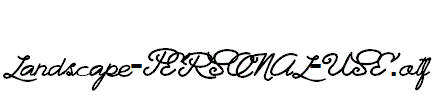 Landscape-PERSONAL-USE.otf