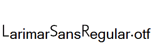 LarimarSansRegular.otf
