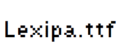 Lexipa.TTF