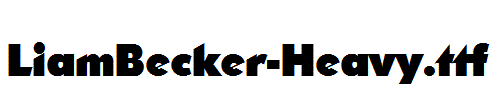LiamBecker-Heavy.ttf