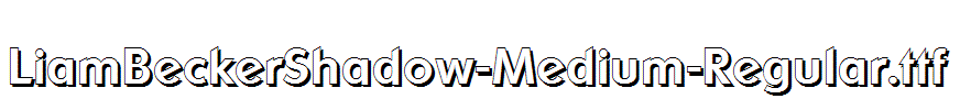 LiamBeckerShadow-Medium-Regular.ttf