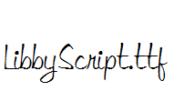 LibbyScript.ttf
