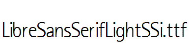 LibreSansSerifLightSSi.ttf