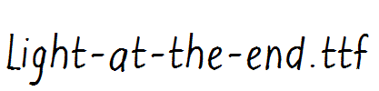 Light-at-the-end.ttf