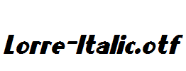 Lorre-Italic.otf