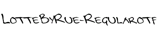 LotteByRue-Regular.otf