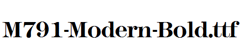 M791-Modern-Bold.ttf