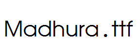 Madhura.ttf