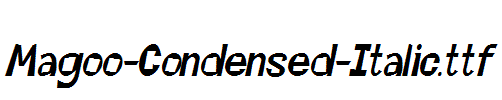 Magoo-Condensed-Italic.ttf