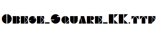Obese-Square-KK.ttf