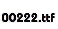 fonts 00222.ttf