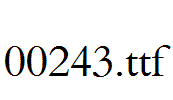fonts 00243.ttf
