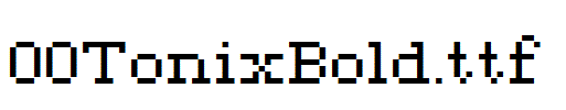 fonts 00TonixBold.ttf