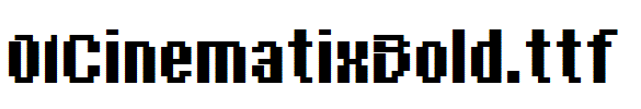 fonts 01CinematixBold.ttf