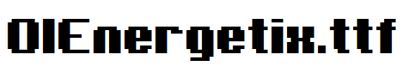 fonts 01Energetix.ttf