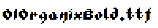 fonts 01OrganixBold.ttf
