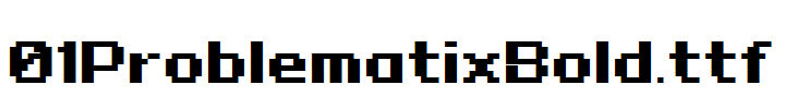 fonts 01ProblematixBold.ttf