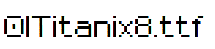 fonts 01Titanix8.ttf