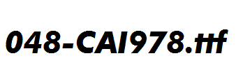 fonts 048-CAI978.ttf