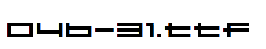 fonts 04b-31.ttf