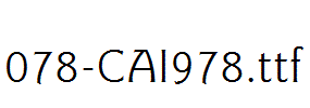 fonts 078-CAI978.ttf