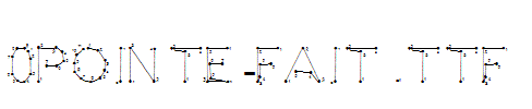 fonts 0Pointe-Fait.ttf