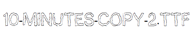 fonts 10-Minutes-copy-2.ttf