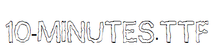 fonts 10-Minutes.ttf