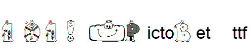 fonts 101!-PictoBet.ttf