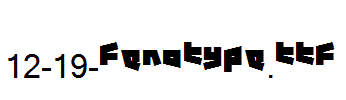 fonts 12-19-Fenotype.ttf