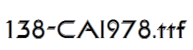 fonts 138-CAI978.ttf