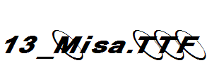 fonts 13_Misa.ttf
