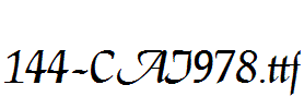 fonts 144-CAI978.ttf