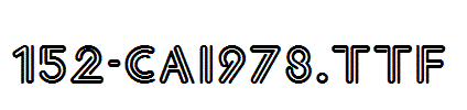 fonts 152-CAI978.ttf