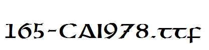 fonts 165-CAI978.ttf