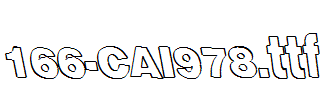 fonts 166-CAI978.ttf