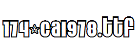 fonts 174-CAI978.ttf
