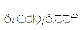 fonts 182-CAI978.ttf