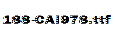 fonts 188-CAI978.ttf