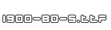 fonts 1900-80-5.ttf