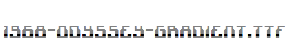 fonts 1968-Odyssey-Gradient.ttf
