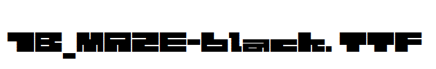 fonts 1B_MAZE-black.ttf